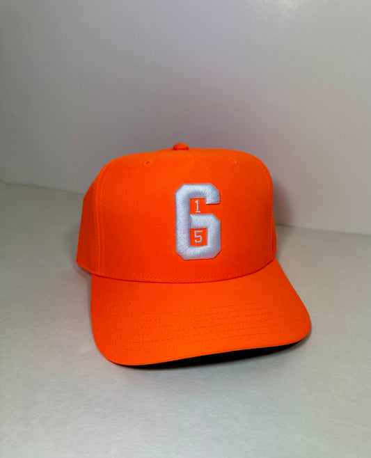 615 Orange Snapback Hat