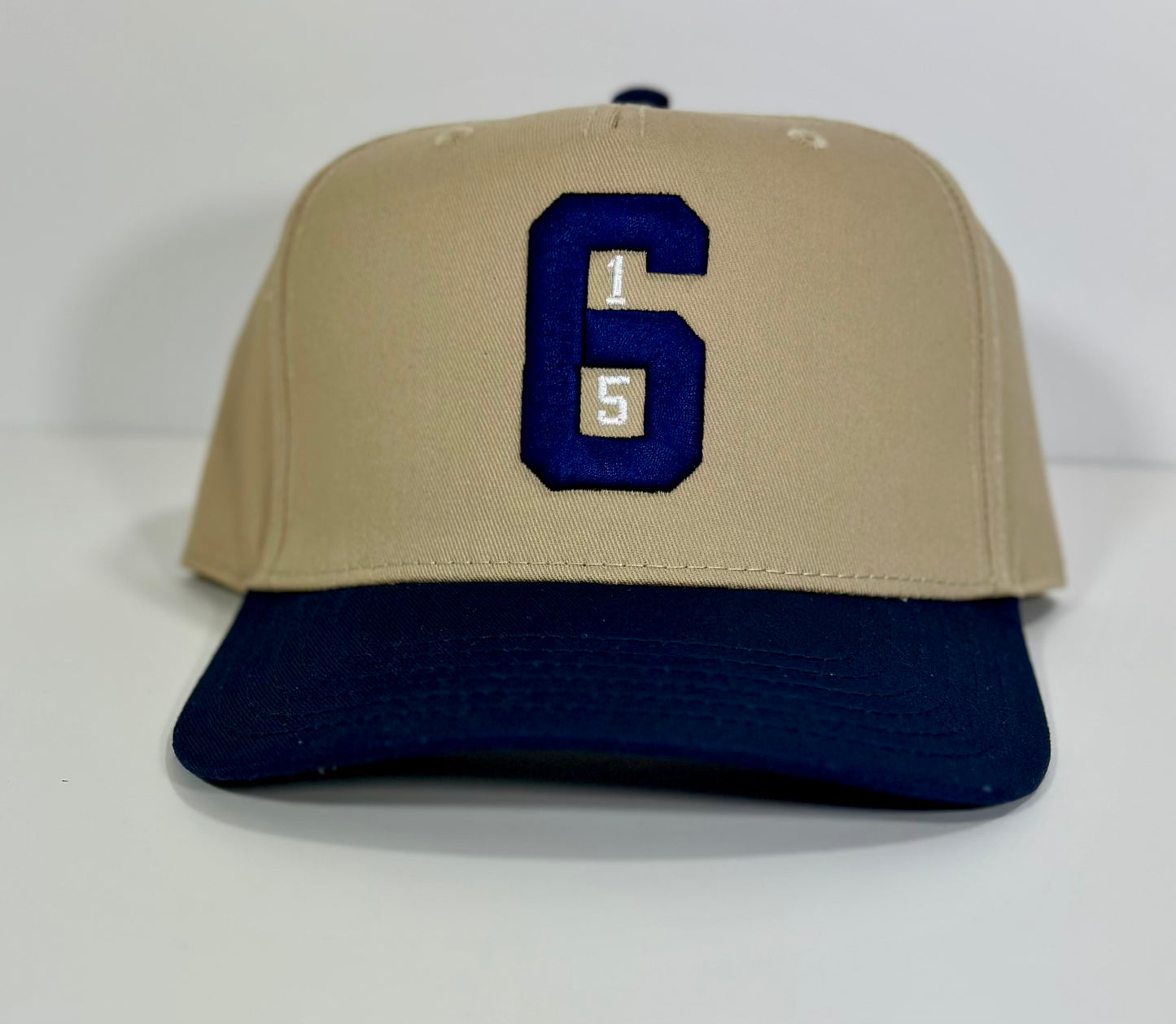 615 Khaki & Navy SnapBack Hat
