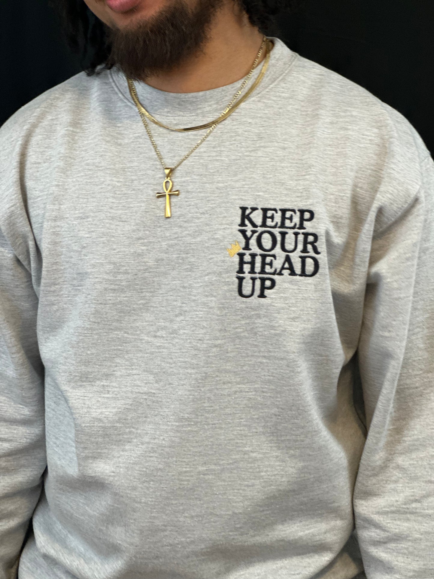 KEEP YOUR HEAD UP SWEATSHIRT