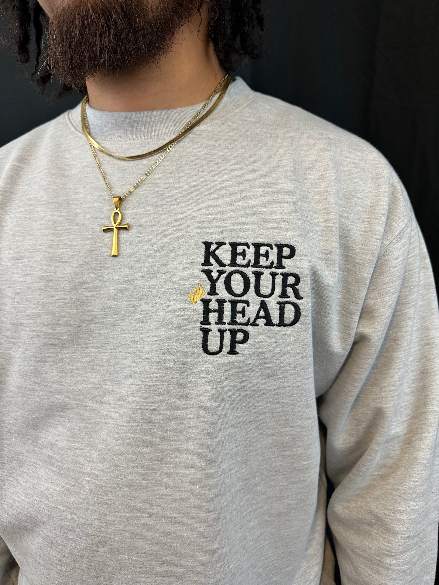 KEEP YOUR HEAD UP SWEATSHIRT