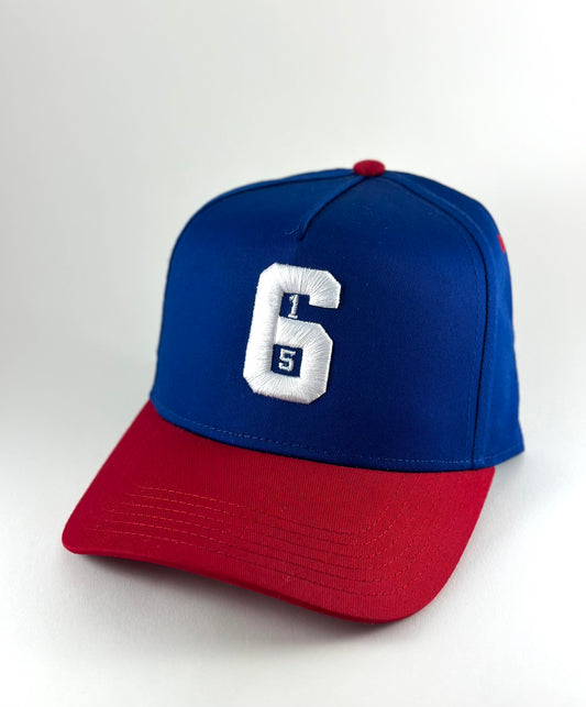 615 Red White & Blue Snapback Hat