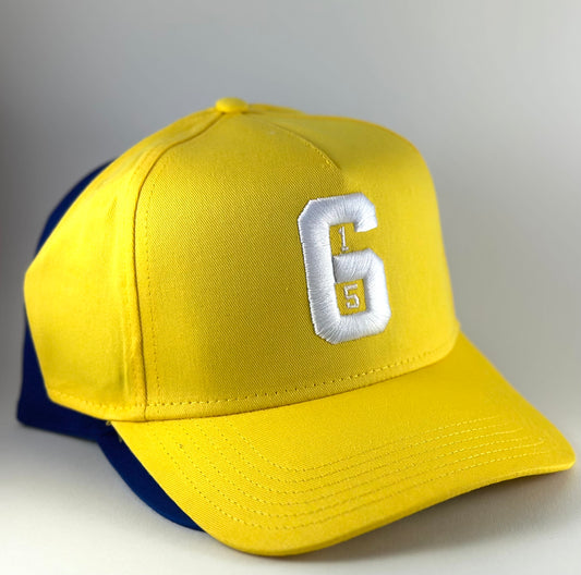 615 Yellow Snapback Hat