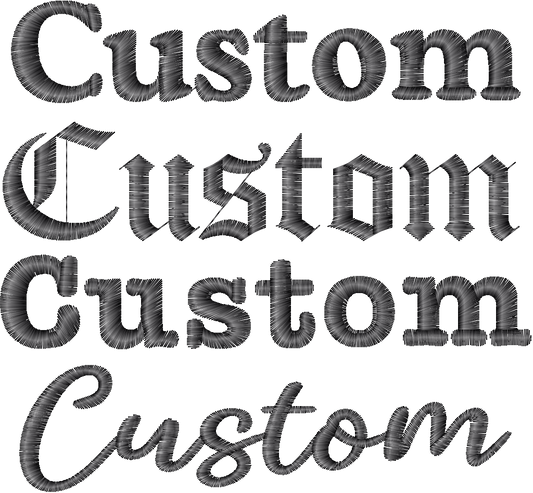 CUSTOM TEXT HOODIE